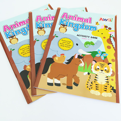 Full Color Magazine Book Printing Εκτύπωση μπροσούρας Cardboard Glossy