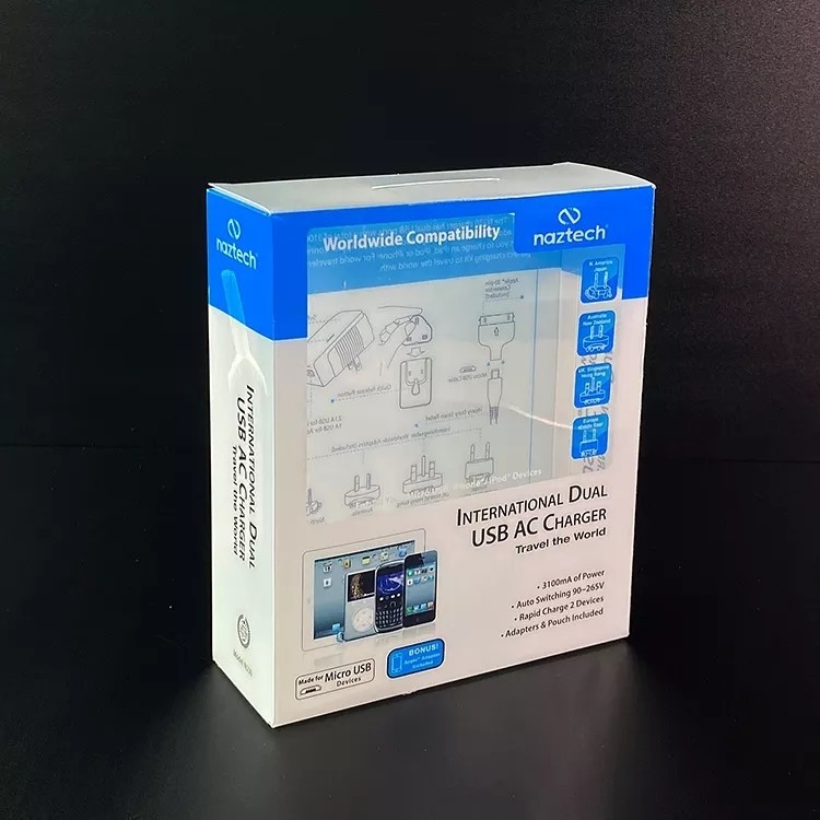 Προσαρμοσμένη συσκευασία Clear Blister Box Battery Pvc Blister